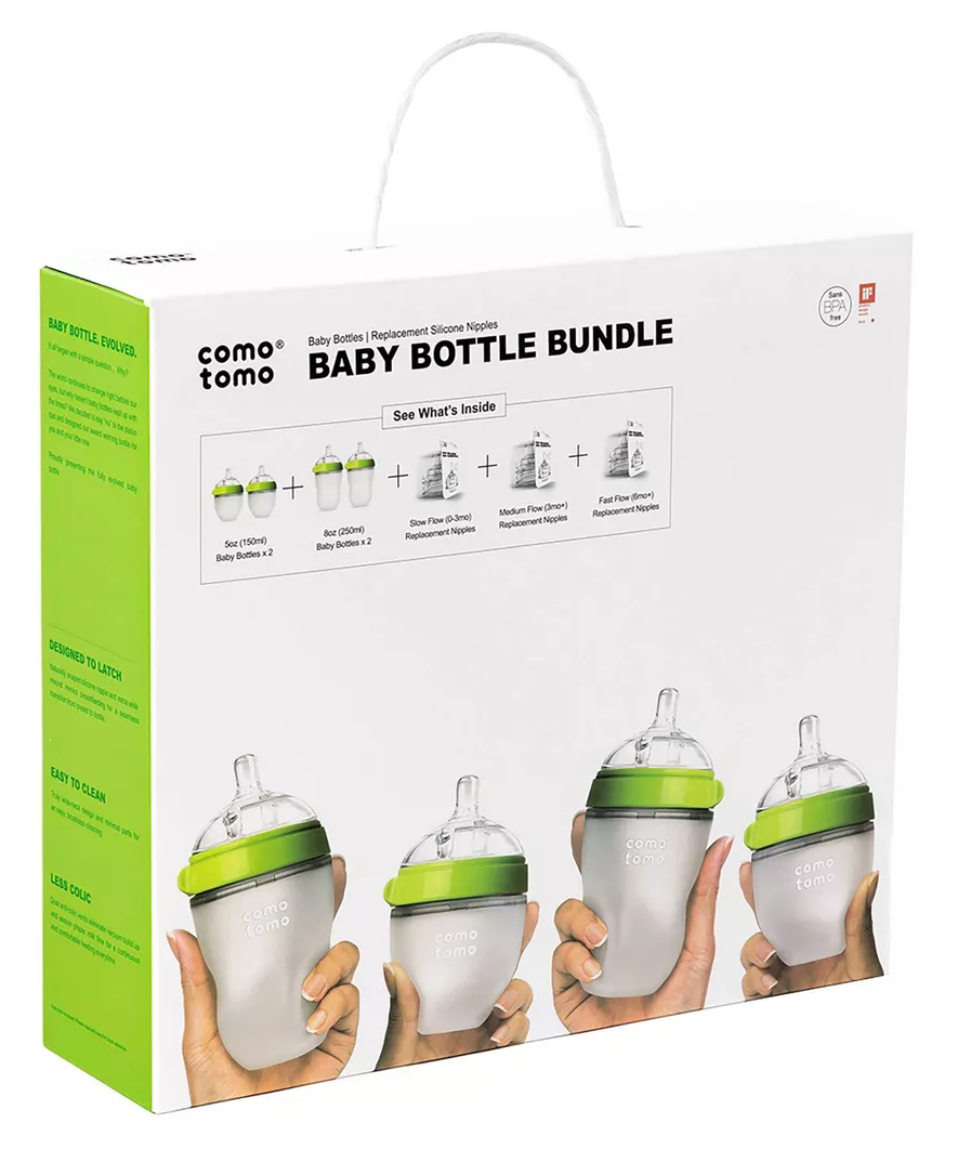 Comotomo Baby Bottle Gift Set