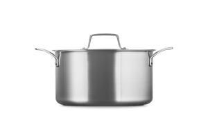 Essential Stainless Steel Deep Round Stockpot, 6.25 qt.