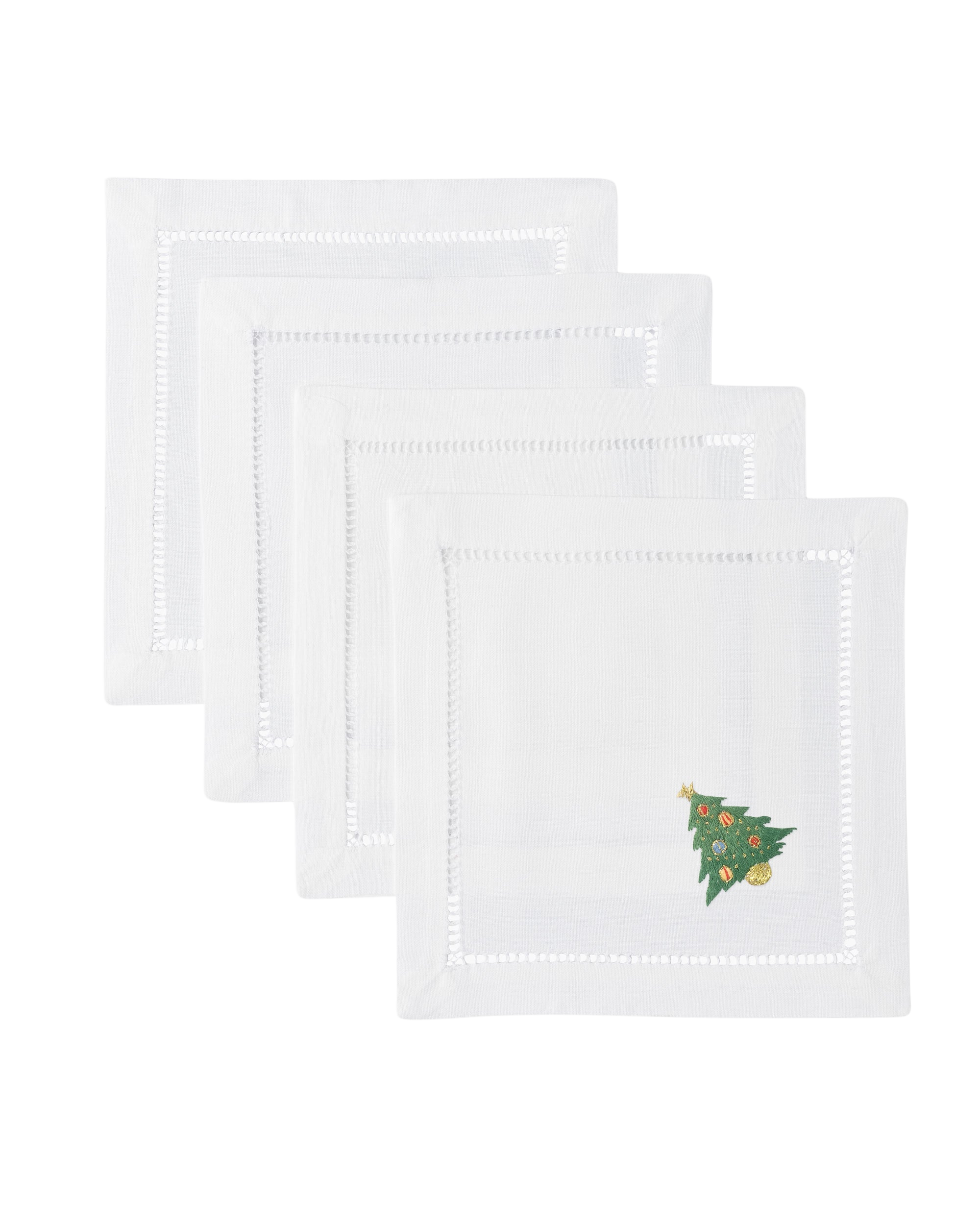 Ornament Tree Cocktail Napkin Set