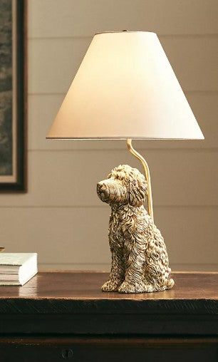 The Icon Table Lamp: Goldendoodle Edition