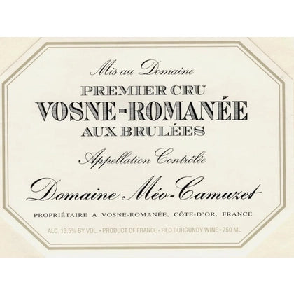 2021 Domaine Meo Camuzet, Vosne-Romanee Premier Cru, Aux Brulees