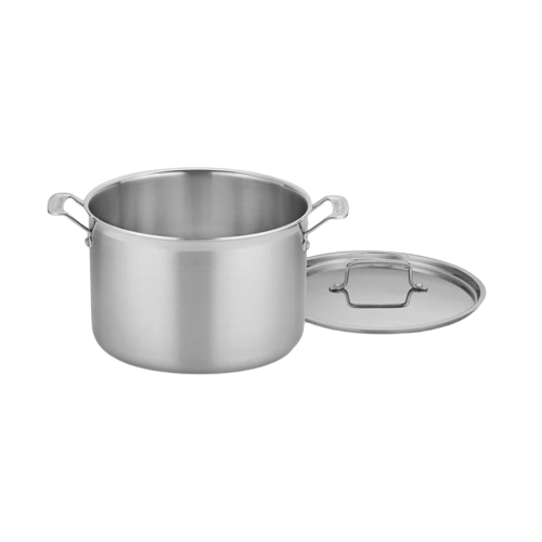 MultiClad Pro Triple Ply Stainless Cookware 12 Quart Stockpot with Cover in Stainless Steel