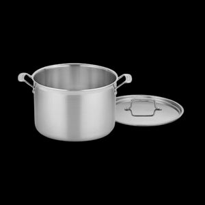 MultiClad Pro Triple Ply Stainless Cookware 12 Quart Stockpot with Cover in Stainless Steel