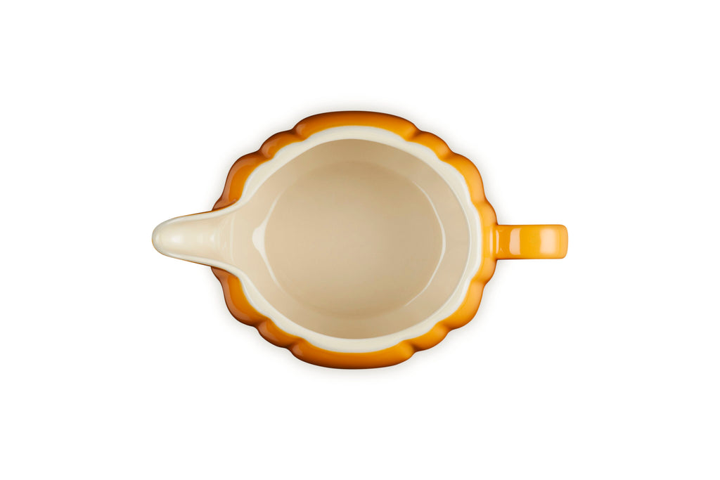 Le Creuset Pumpkin Gravy Boat, 14 oz., Persimmon
