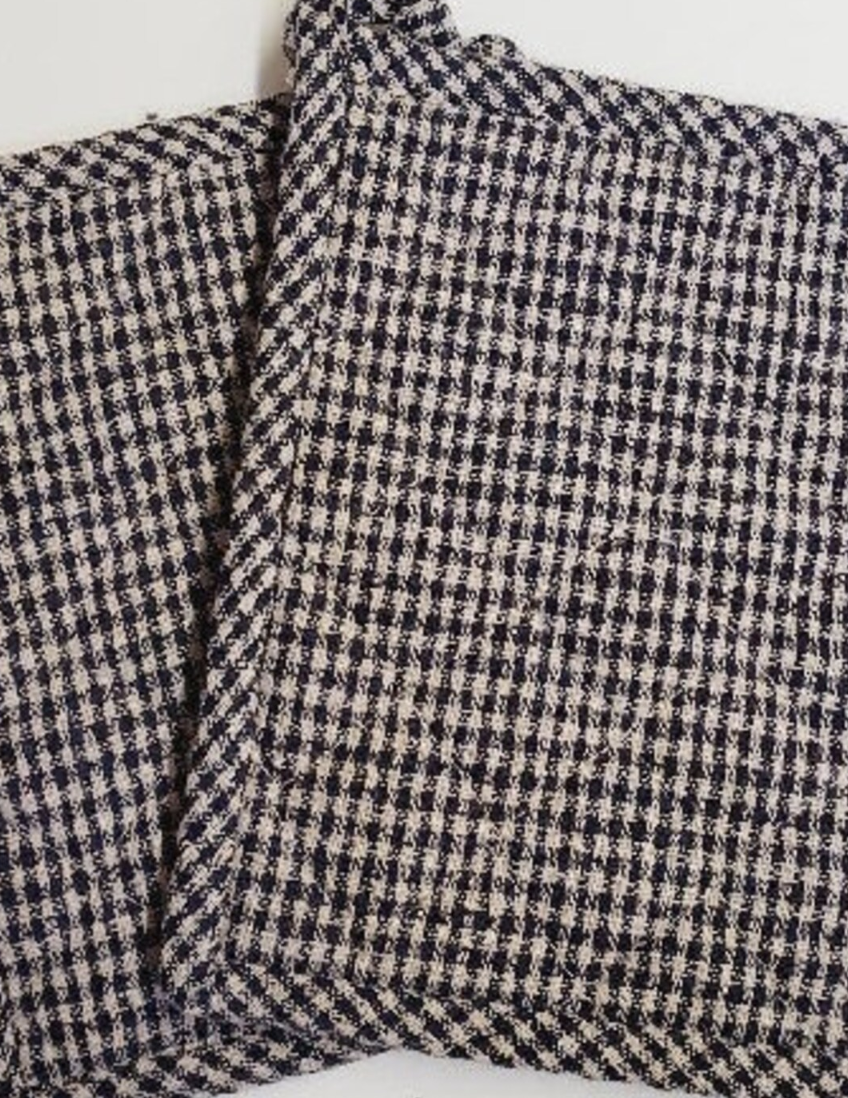 Country Navy Blue Gingham Check Pot Holders