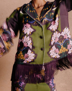Calliope Twill Jacket in Ambra Florita