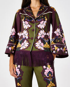 Calliope Twill Jacket in Ambra Florita
