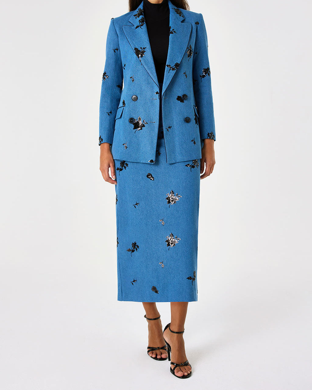 Brigitte Denim Skirt in Blue