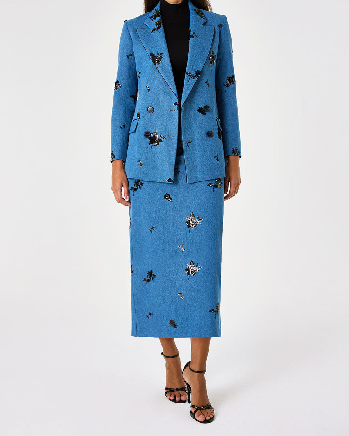 Brigitte Denim Skirt in Blue