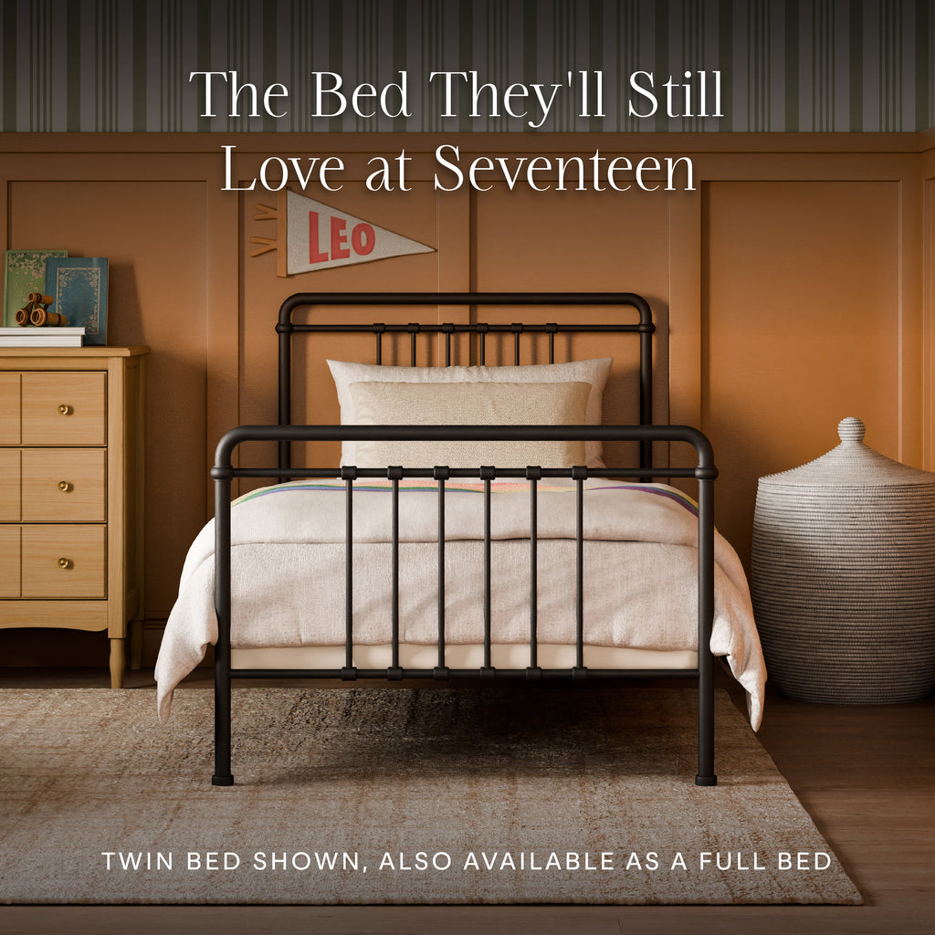 Winston Twin Bed in Vintage Iron