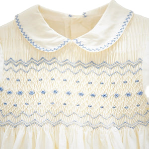 Beatrice Silk Dress Blue