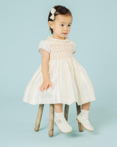 Beatrice Silk Dress Pink