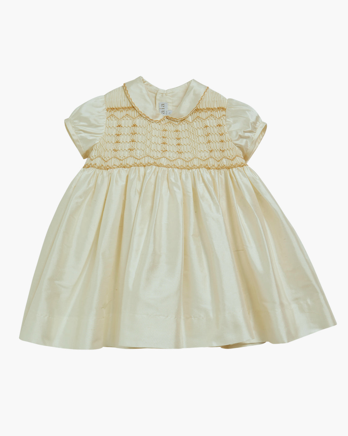 Beatrice Silk Dress Natural