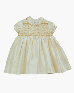 Beatrice Silk Dress Natural