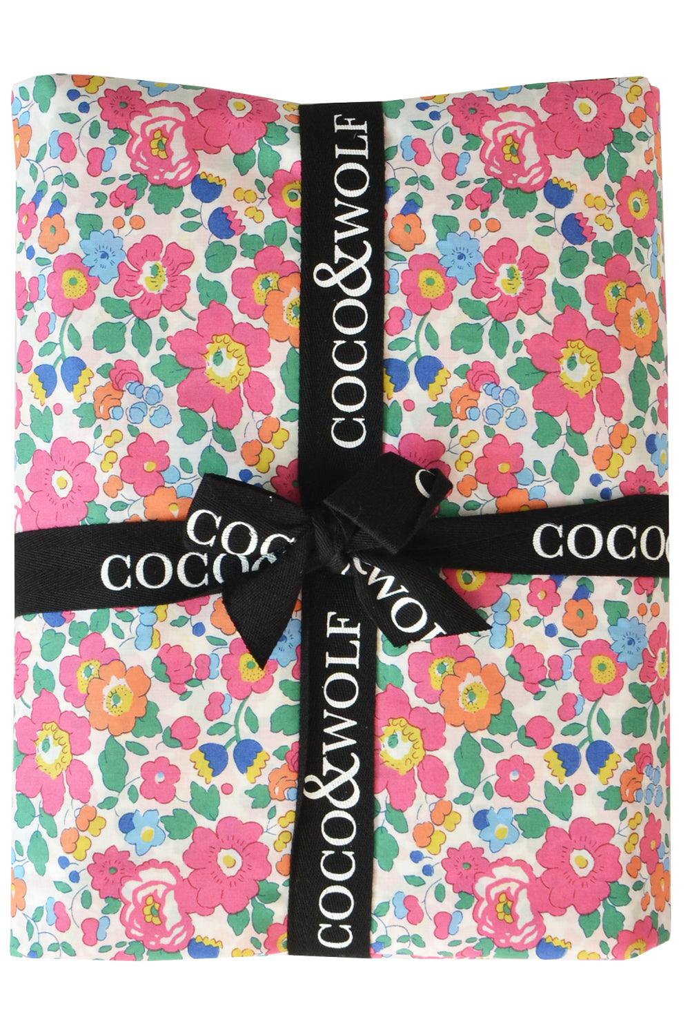 Bedding made with Liberty Fabric BETSY DEEP PINK - Coco & Wolf