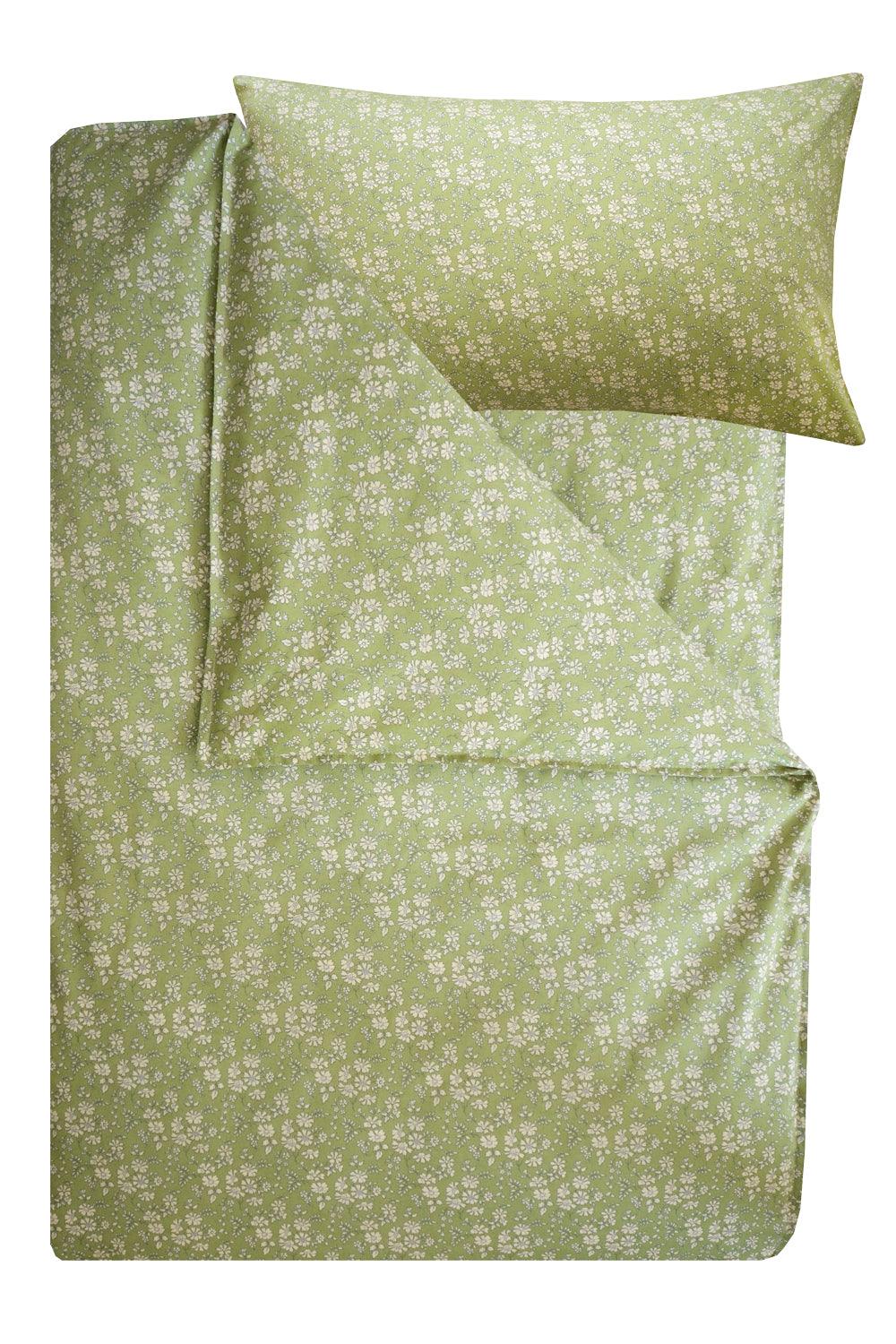 Bedding made with Liberty Fabric CAPEL PISTACHIO - Coco & Wolf