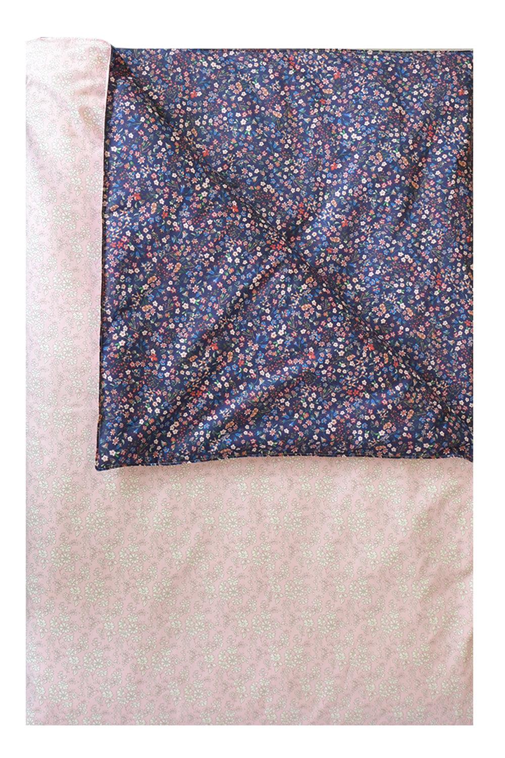 Bedding made with Liberty Fabric DONNA LEIGH PURPLE & CAPEL PINK - Coco & Wolf