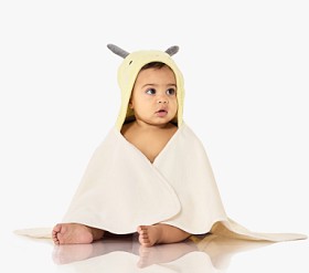 Bunny Critter Baby Hooded Towel