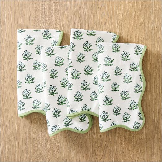 Begonia Cotton Napkin Set of 4