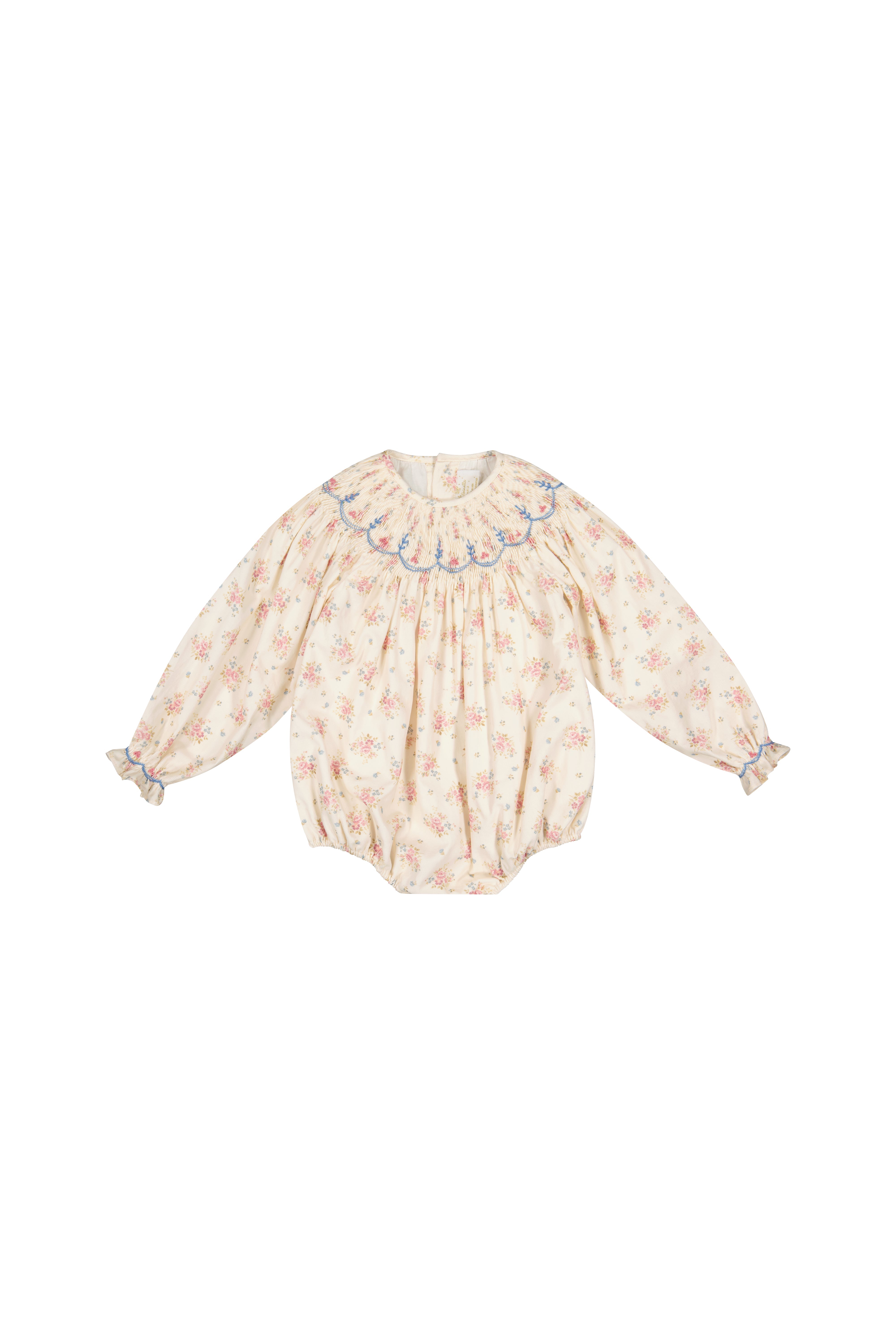 Agathe Floral Smocked Romper