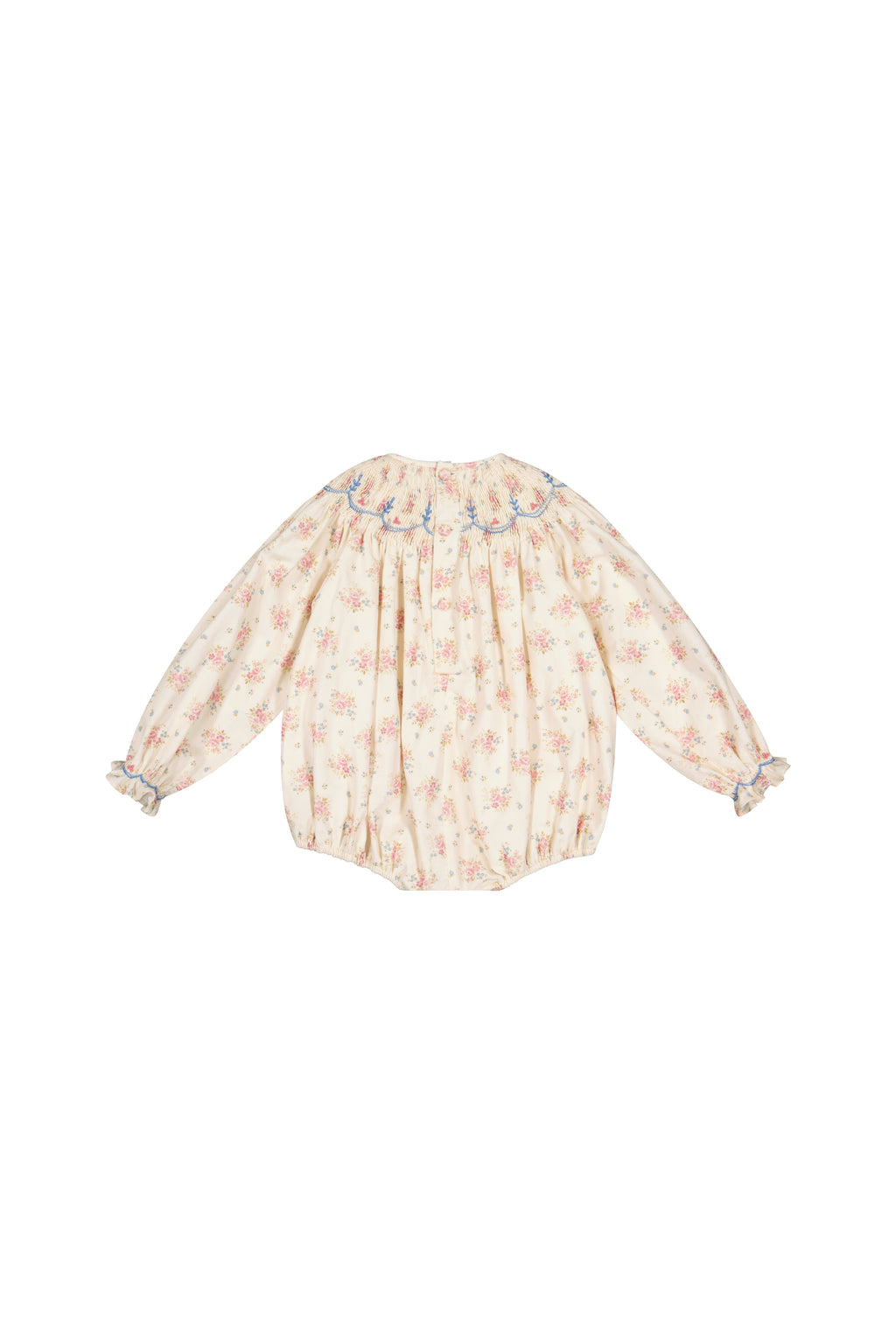 Agathe Floral Smocked Romper