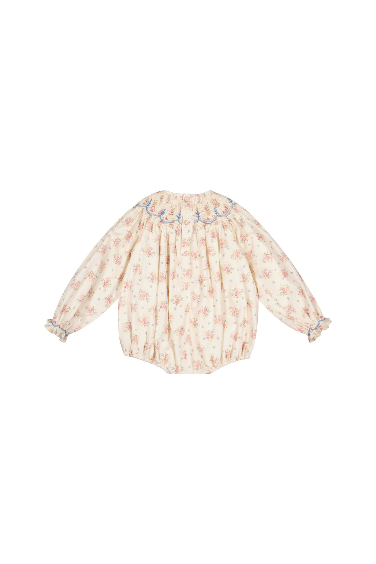 Agathe Floral Smocked Romper