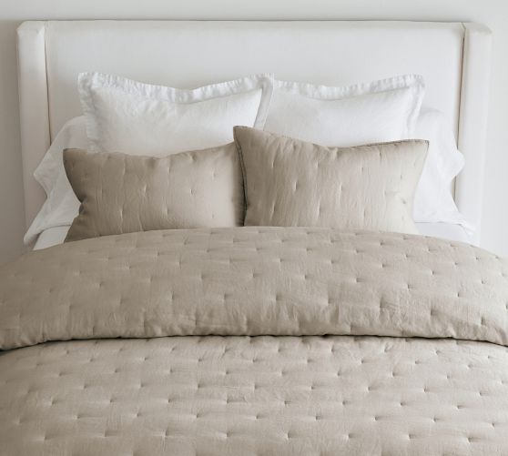 Belgian Flax Linen Tufted Quilt