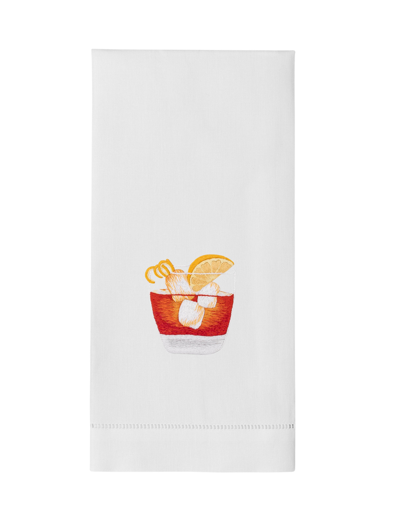 Negroni Cocktail Hand Towel