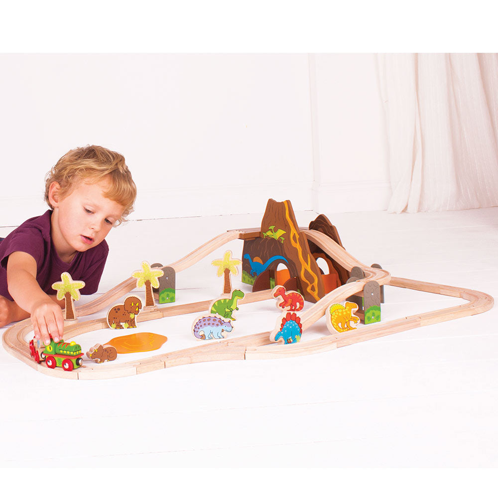 Dinosaur Railway Set