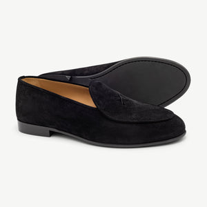 Men's Black Suede Milano Loafer