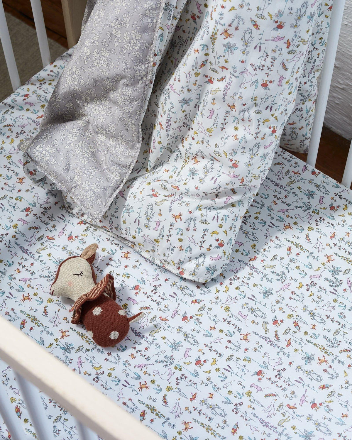 Blanket made with Liberty Fabric THEO PINK - Coco & Wolf