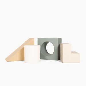 Dusk ¥ Ivory ¥ Wheat ¥ Millet@product image of Block Playset