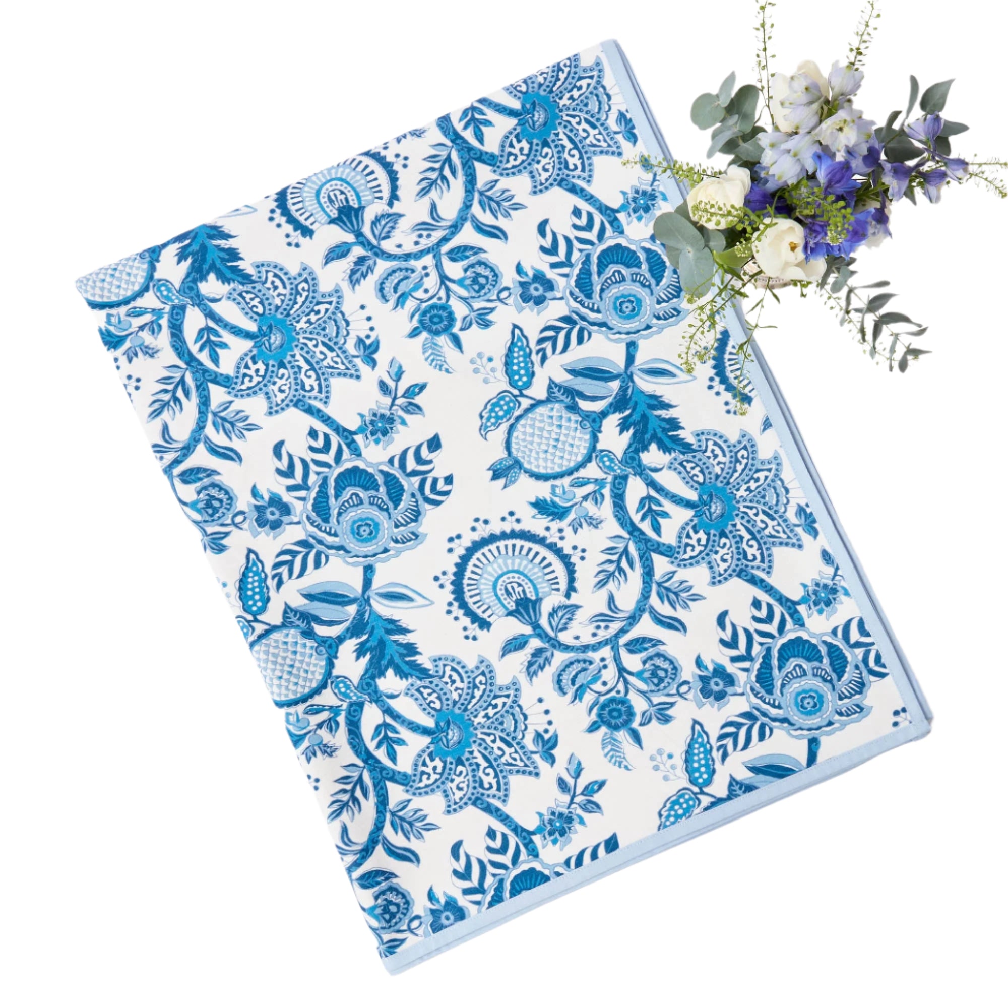 Blue Elizabeth Tablecloth