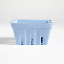 Berry Box Porcelain Colander (Color: Mint)