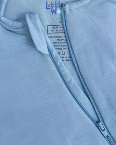 Blue Bamboo Sleep Sack for infant, baby sleep sack, Baby Boy Gift