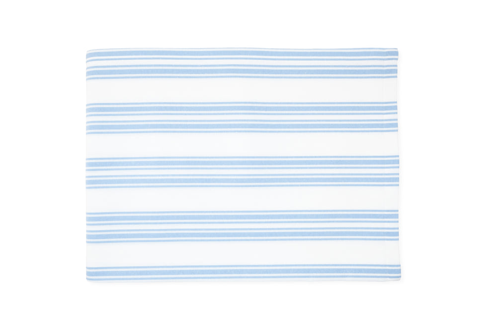 Blue Stripe Cotton Tablecloth