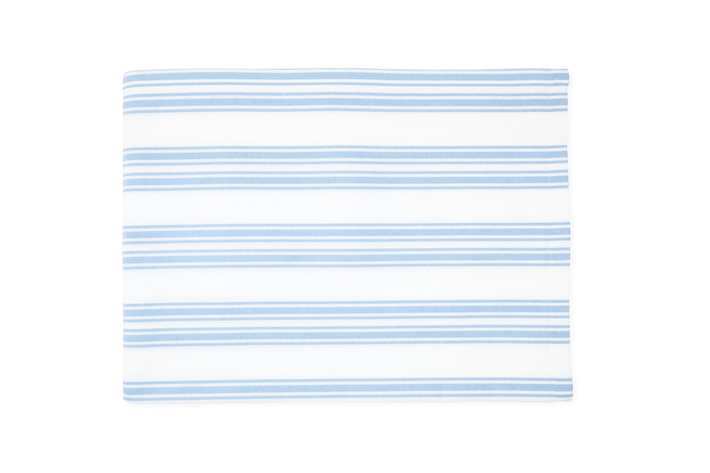 Blue Stripe Cotton Tablecloth