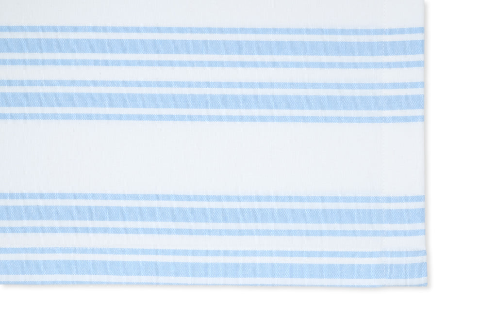 Blue Stripe Cotton Tablecloth