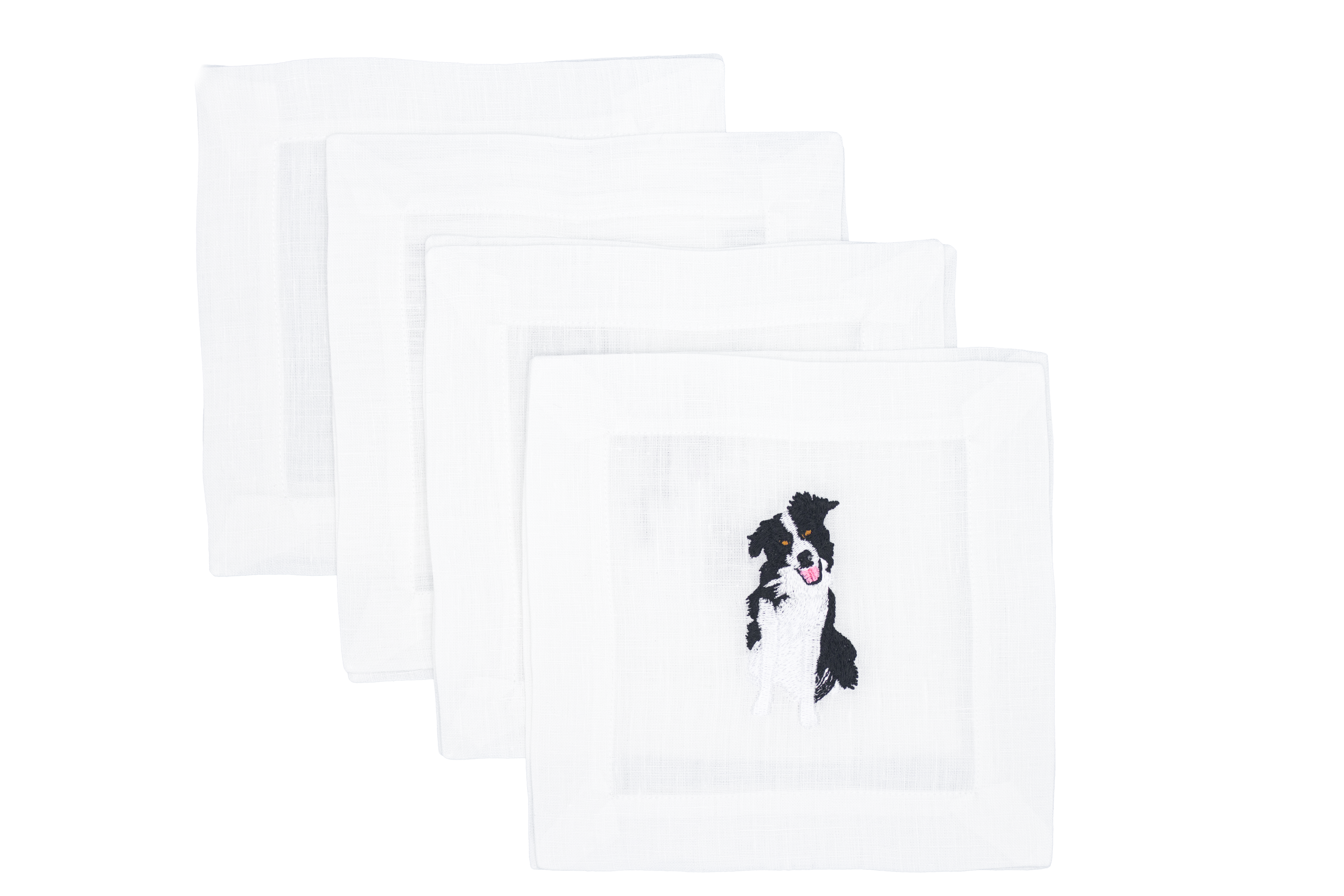 Border Collie Cocktail Napkins