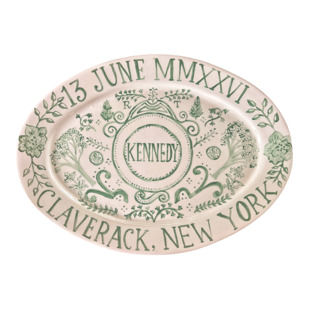 Wedding Platter in Botanical