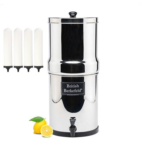 British Berkefeld Water Filter (Filters 2.25 Gallons – 19.25″ Tall)