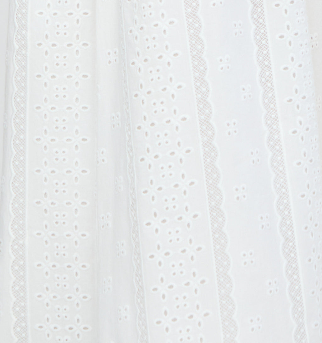 The Jamie Nap Dress in White Broderie Voile