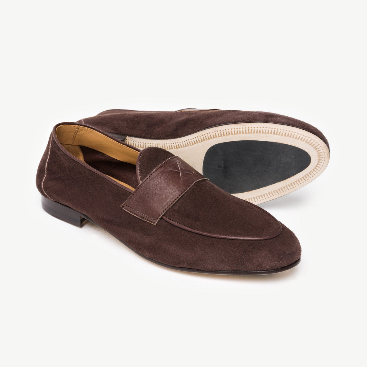 Men's Chocolate Suede Centesimo