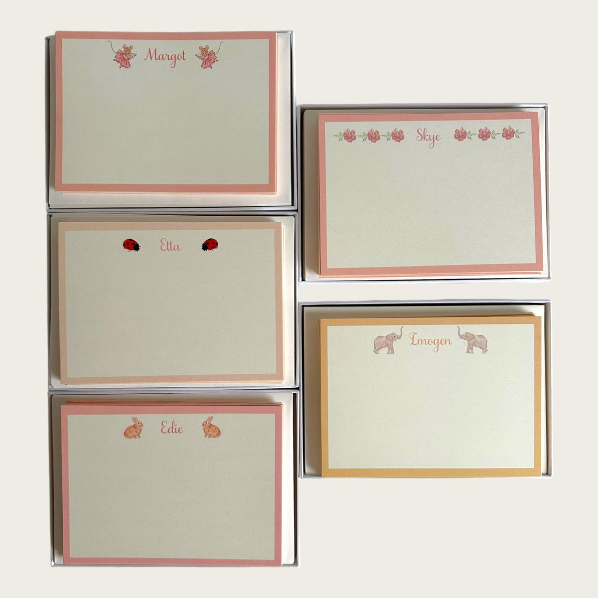 Bunny Notecard - Nells Archdale