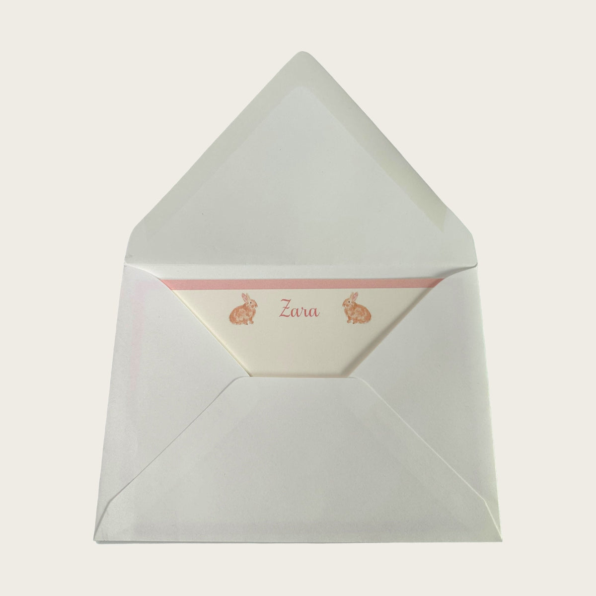 Bunny Notecard - Nells Archdale