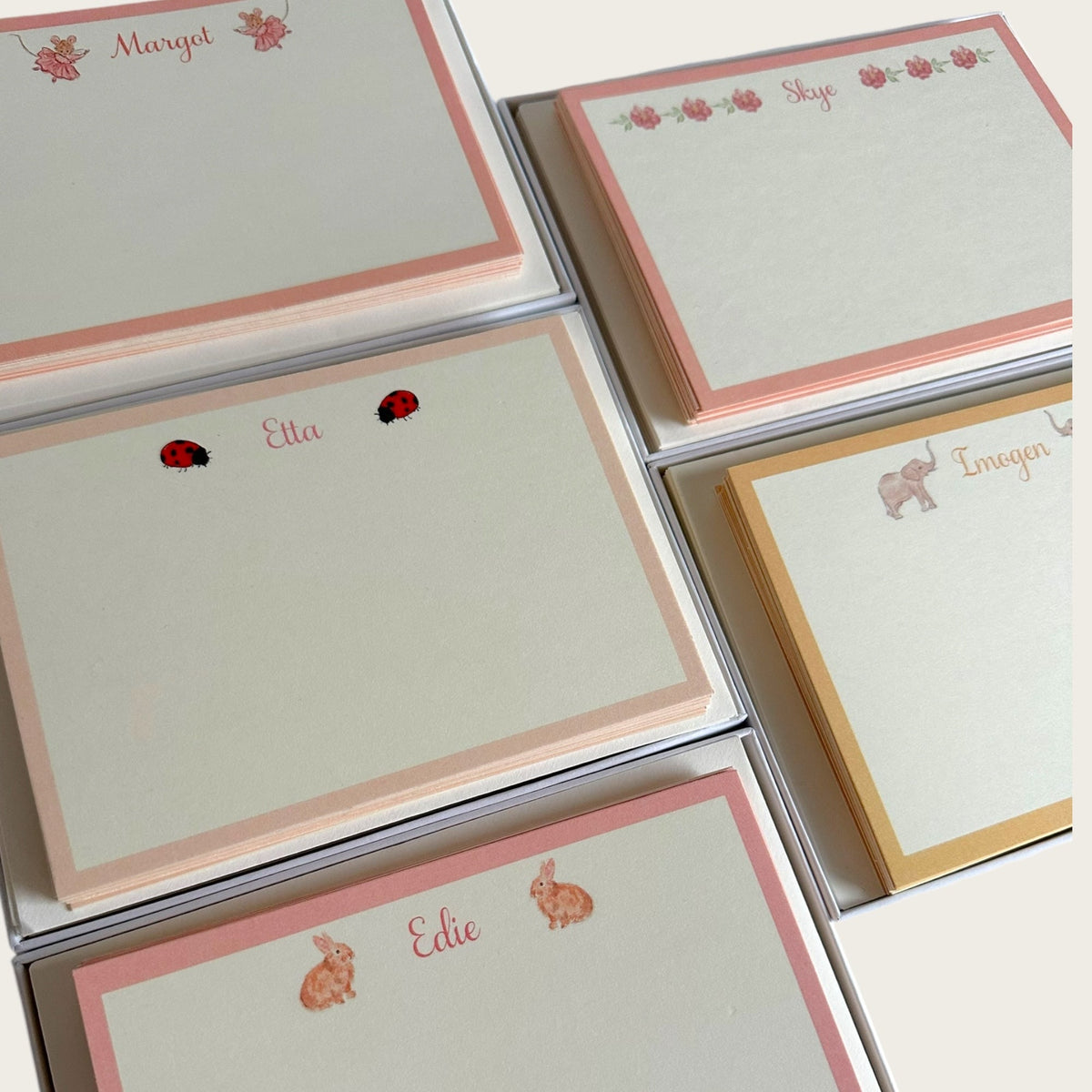 Bunny Notecard - Nells Archdale