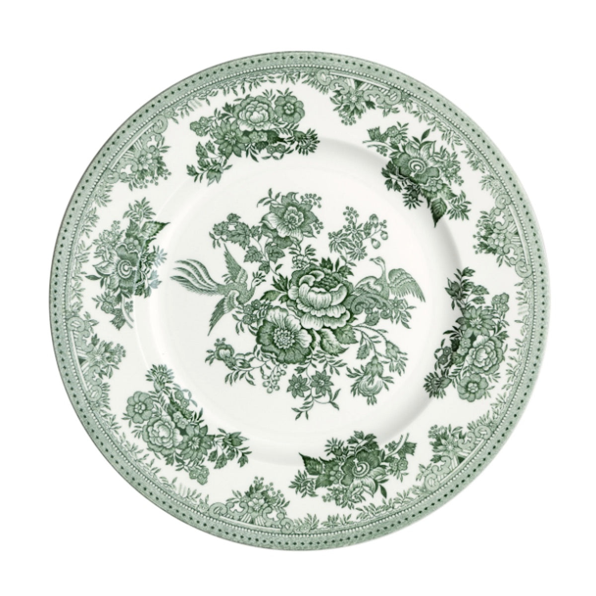 Burleigh Green Asiatic Pheasants 10" Dinner Plate