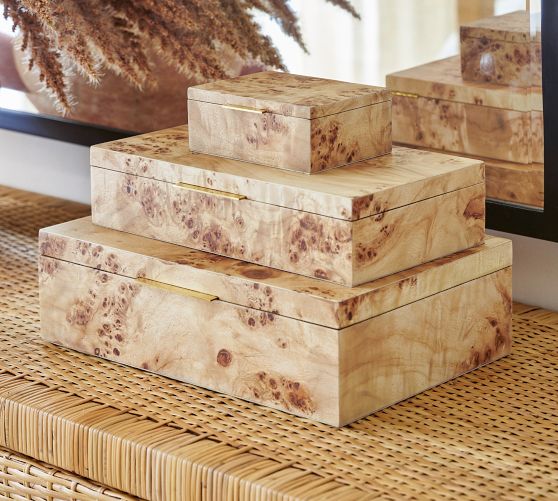 Burlwood Keepsake Box