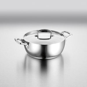 4.5 Quart Dutch Oven with Cover in Stainless Steel