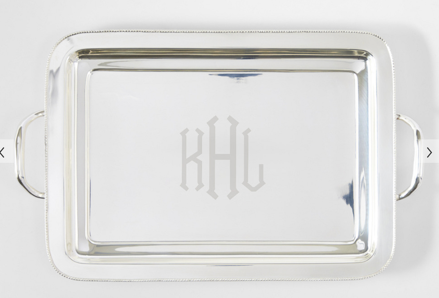 Celebration Beaded Serving Tray